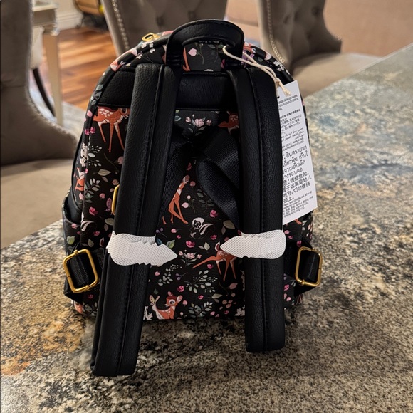 Loungefly Disney Parks Bambi AOP Black Forest Friends Embroidered - Picture 3 of 9